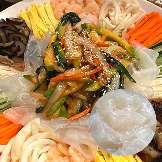 잘라놓은 중국 간편 양장피면 250g 2개 각종냉채요리에