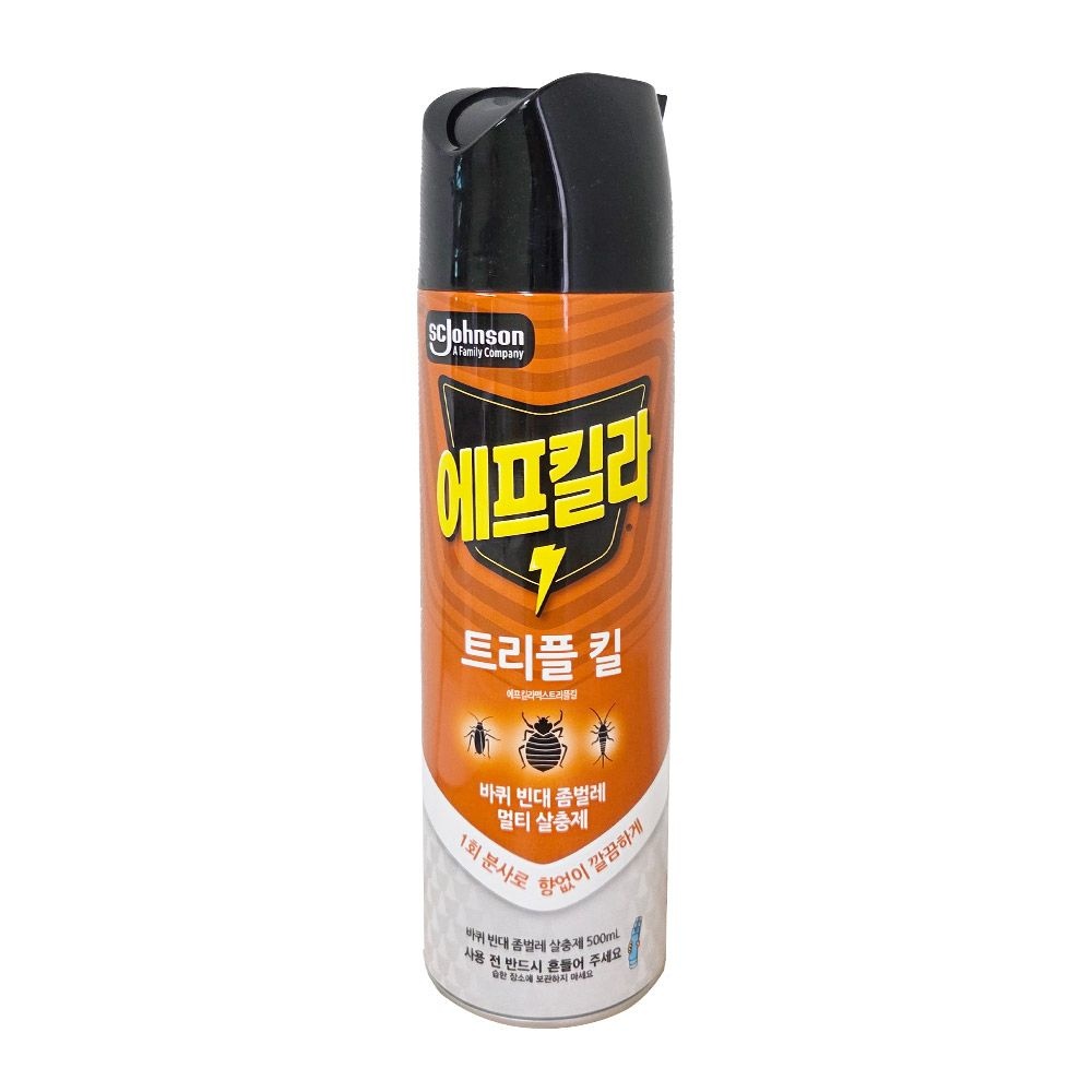 에프킬라 바퀴살충제 트리플킬 500ml 무향 바퀴벌레약 빈대 좀벌레