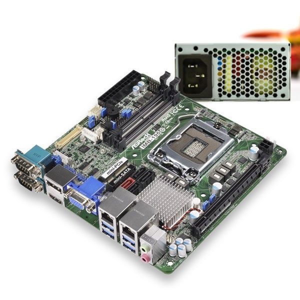 ASRock 산업용 IMB-195 인텔 Socket 1151 H110 칩셋 미니 ITX 마더보드 + 300W 파워 서플라이 4047584