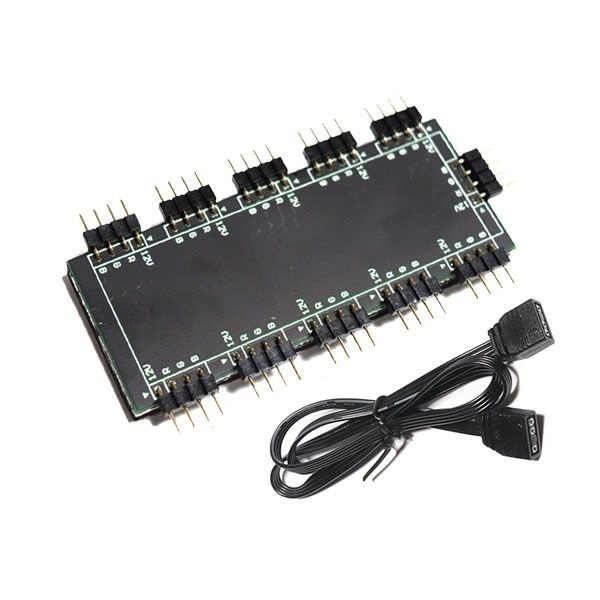 티테크놀로지 T-ARGB-12V RGB 12V 4P 10분배 허브 4045713