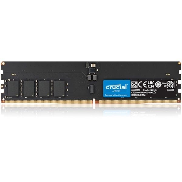 마이크론 Crucial DDR5-51200 CL52 CUDIMM 아스크텍 64GB 6400 인텔 15세대 전용 4047534