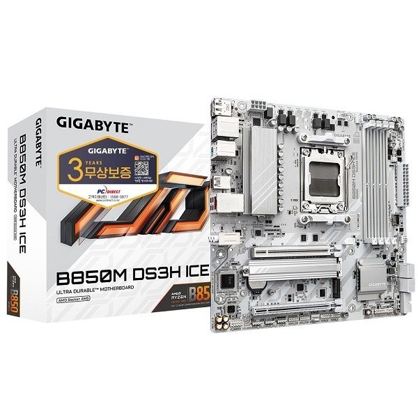 UnKnown GIGABYTE B850M DS3H ICE 피씨디렉트 A B850M-ATX 4044998