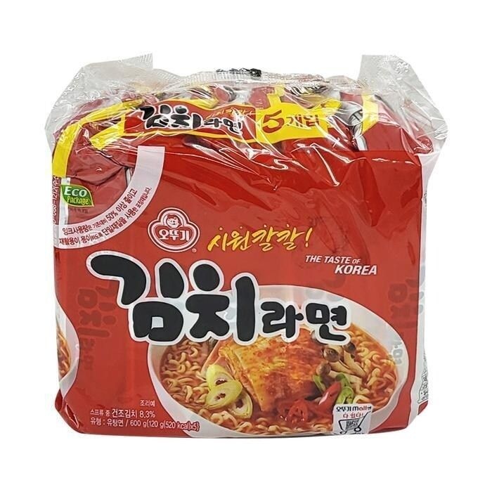 [과자센타]T75-오뚜기 김치라면120g 5입x2 (13955155)