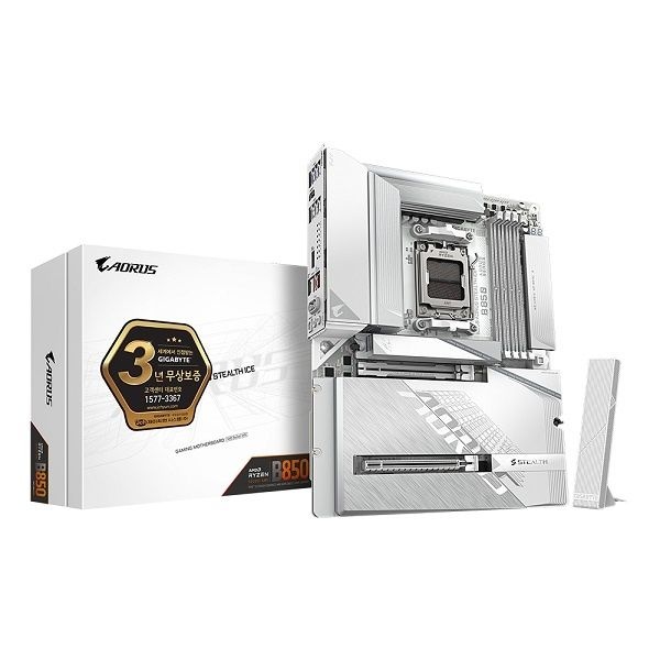 GIGABYTE B850 AORUS STEALTH ICE 제이씨현 A B850ATX 4044996