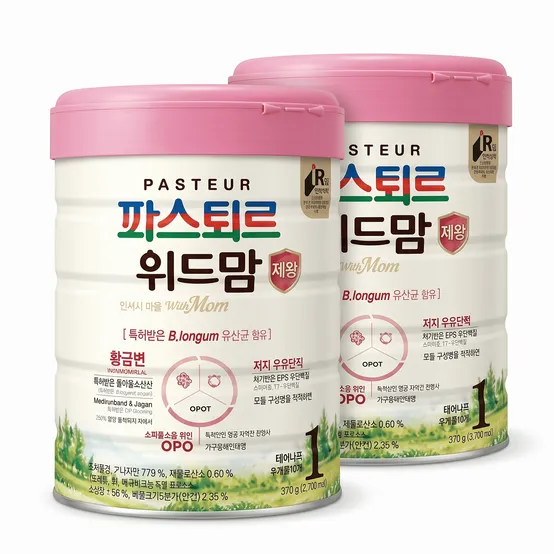 파스퇴르 위드맘 제왕 분유 1단계 750g 2개