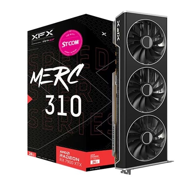 XFX Radeon™ RX 7900 XTX MERC 310 BLACK D6 24GB STCOM 4046955