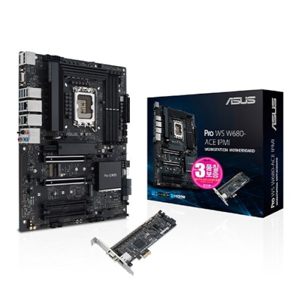 ASUS PRO WS W680-ACE IPMI STCOM 인텔W680ATX 4044809