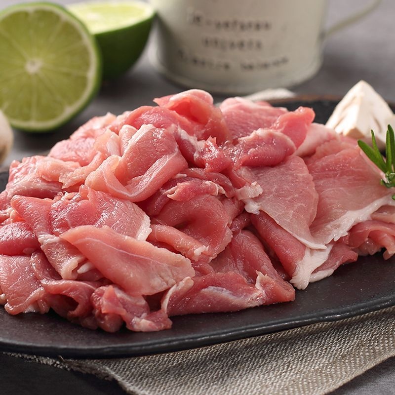 작심밀도 [영주농협]국내산 돈육 뒷다리 1kg (불고기용)