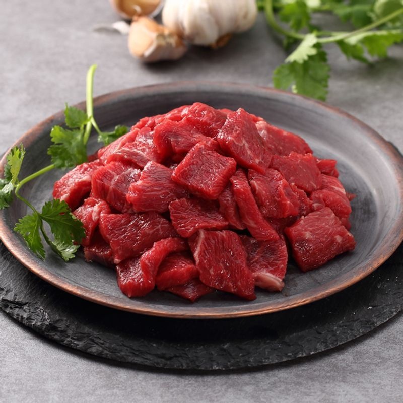 작심밀도 [영주한우] 국거리 1등급 1kg