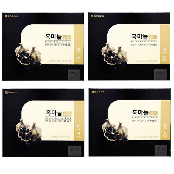 종근당건강 흑마늘골드 흑마늘 80mlx60포_4박스 설선물세트 513267