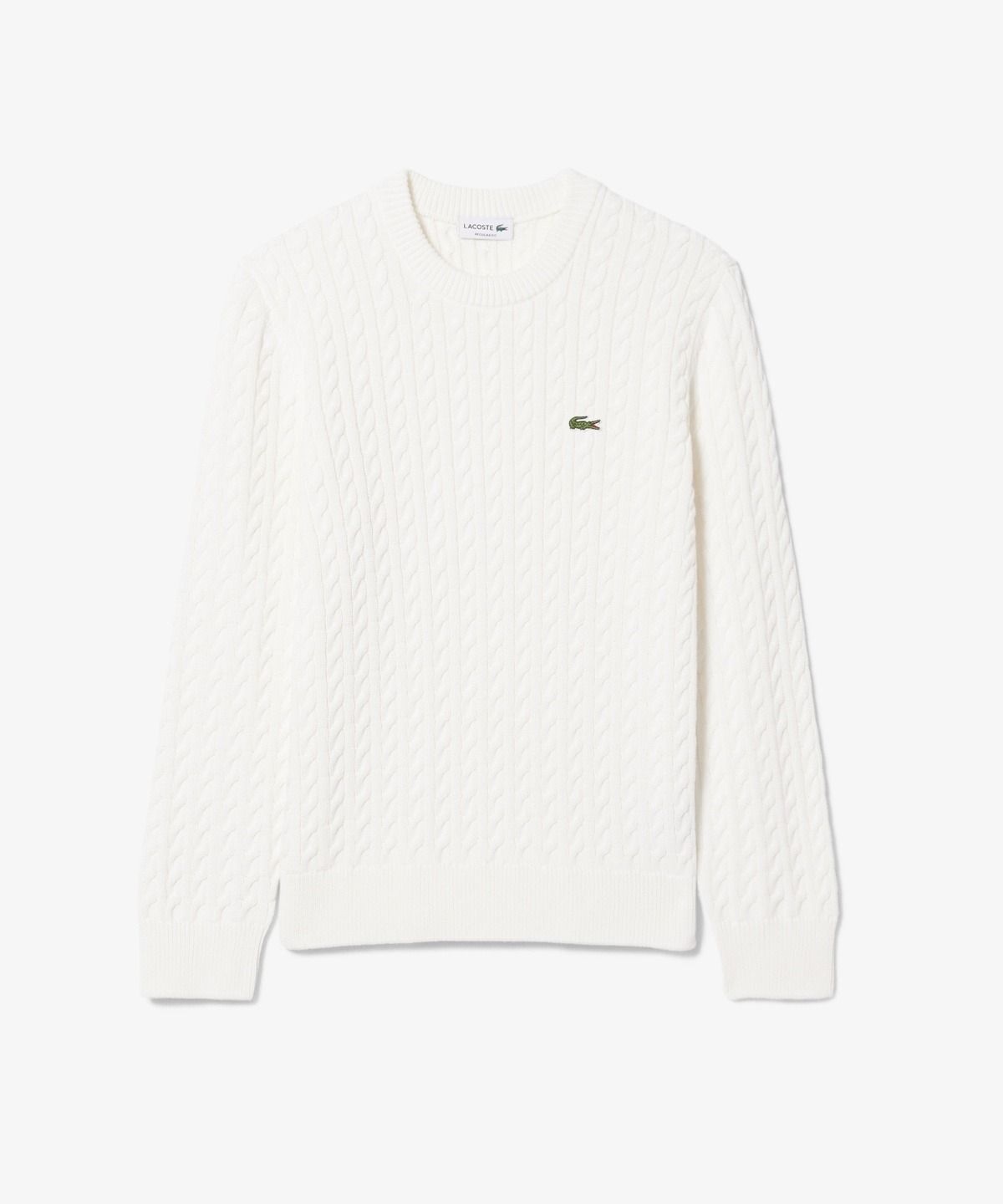 라코스테 LACOSTE 남성 케이블 긴팔 크루넥 풀오버 AH7627-56G X0N 5968120 -56GX0N