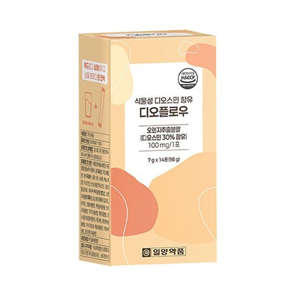 [온누리상품] [일양약품] 식물성 디오스민 디오플로우 7g x 14포