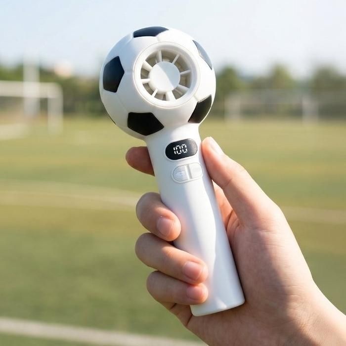 아이워너 축구공 휴대용 선풍기 축구 응원봉 월드컵 도구 손풍기 핸디 미니
