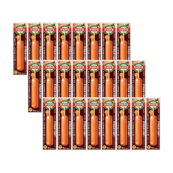 의성마늘 프랑크 소시지70g x24개