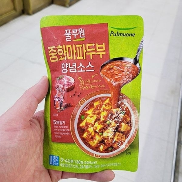 풀무원 중화 마파두부 양념소스 130g 아이스박스포장