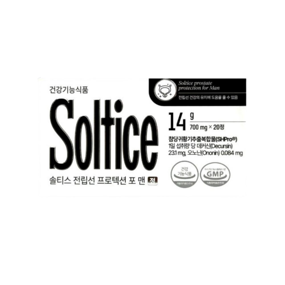 솔티스 전립선 프로텍션 포 맨 20정 x 1박스