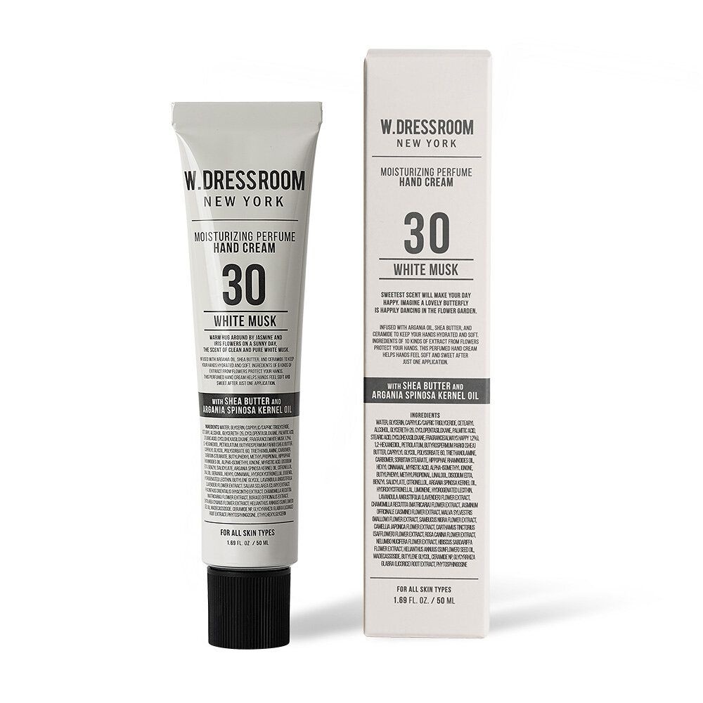W.DRESSROOM 퍼퓸 핸드크림 No.30 화이트머스크 50ml
