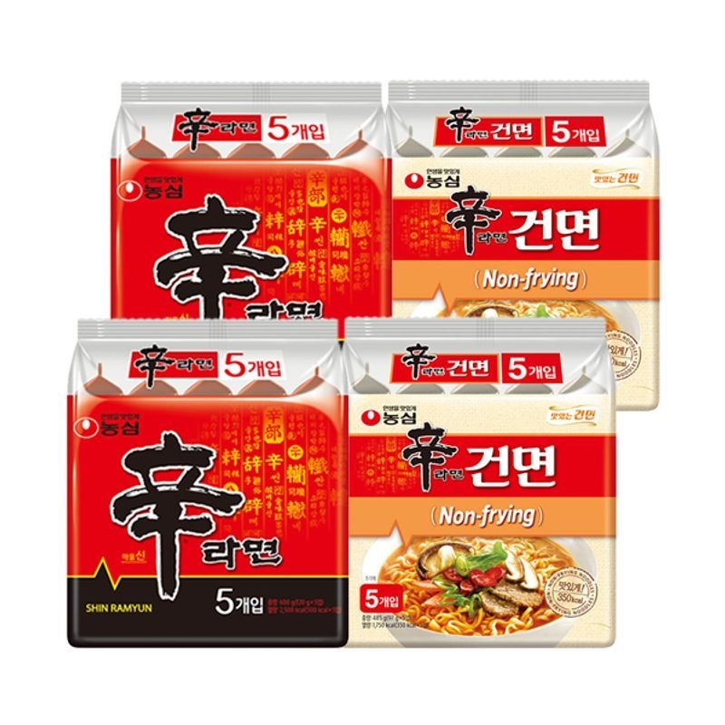 농심 신라면20개입(신라면10개+신라면건면10개)