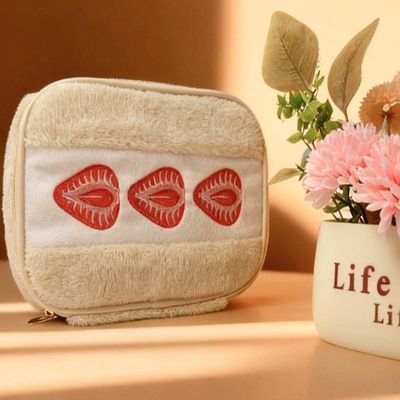 イチゴサンドイッチポーチ女性化粧品ポーチ化粧品ポーチ
