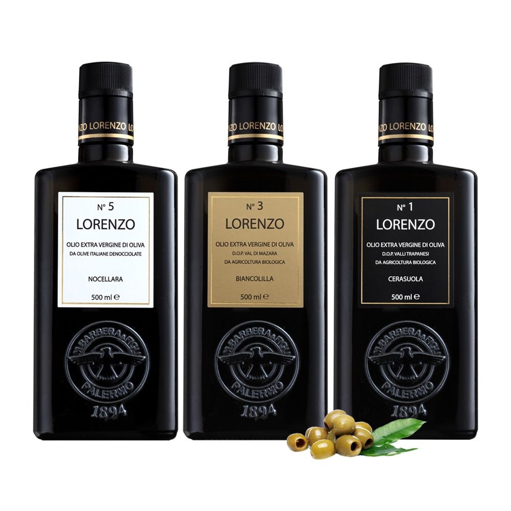 [롯데온]이탈리아 로렌조 올리브 오일 엑스트라 버진 No.1/3/5 500ml 1병 (37,540원/무료)