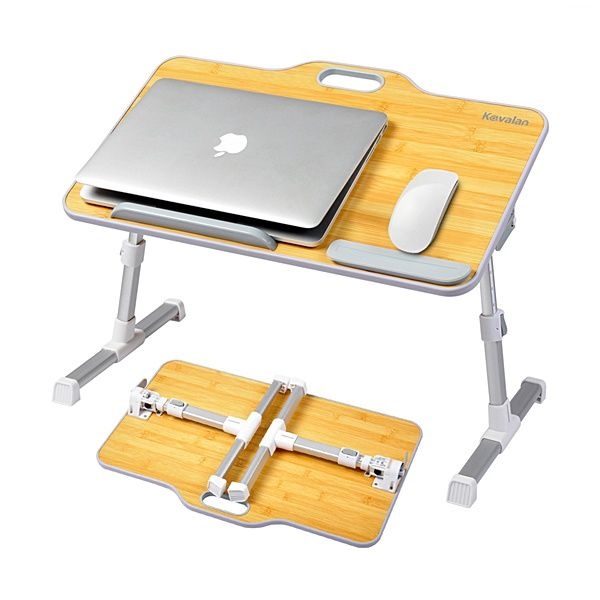 케이스마니아 노트북받침대 카발란 접이식 다용도 노트북 테이블 KAV-DK01 Bamboo Wood Grain 4057637