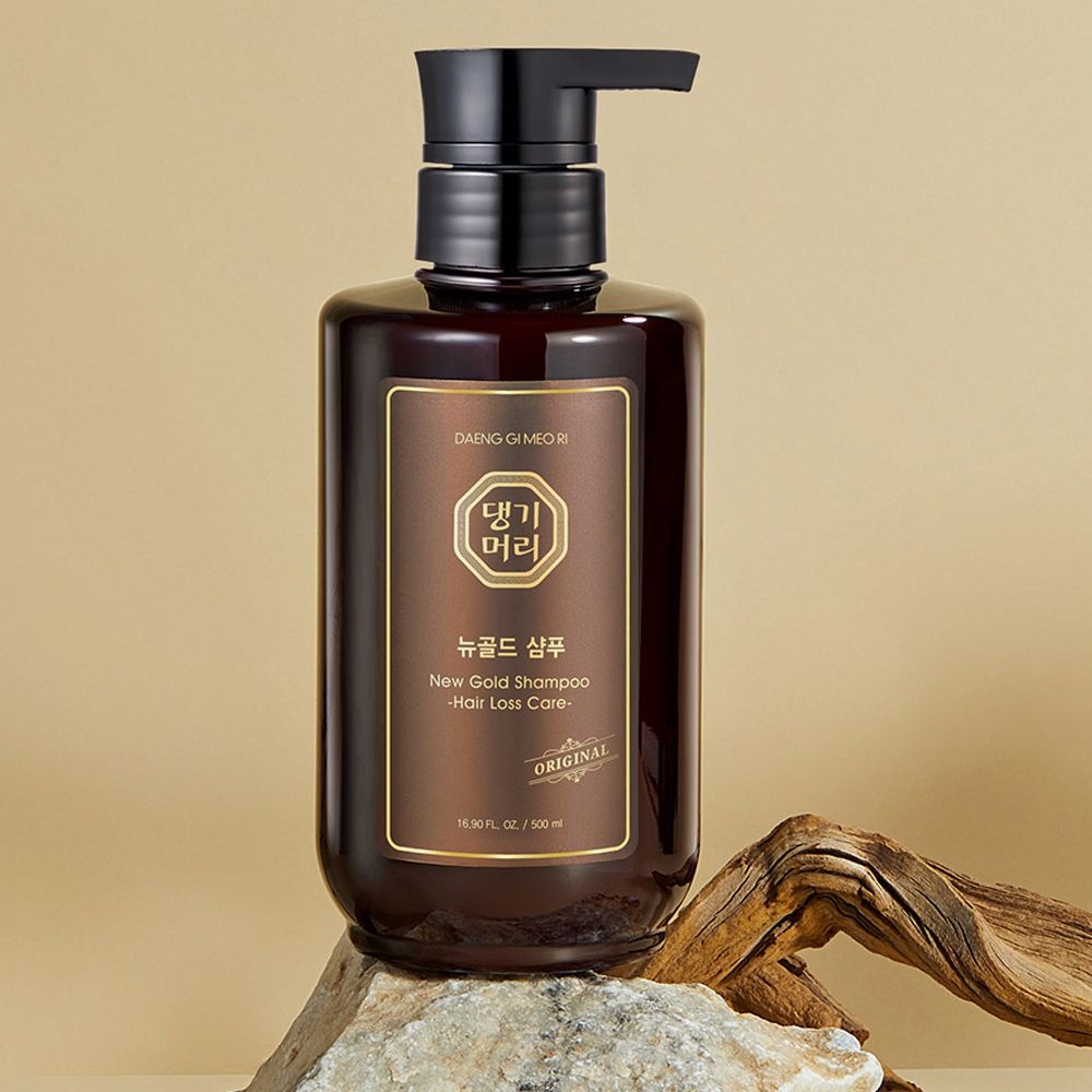 댕기머리 오리지널 뉴골드 탈모 샴푸 500ml(1/2/3개 택1) 미용실 비듬 약산성 두피 단백질 천연 손상모 볼륨 향좋은