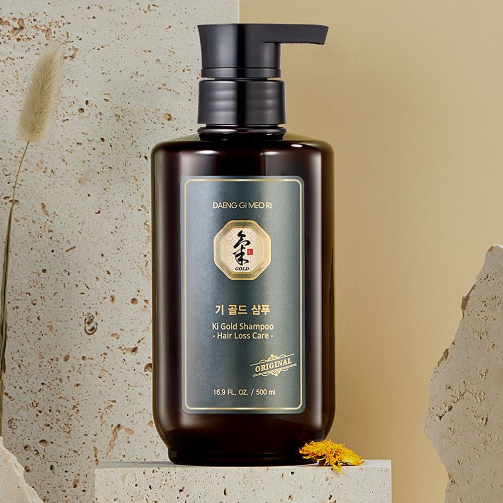 댕기머리 오리지널 기골드 탈모 샴푸 500ml(1/2/3개 택1) 미용실 비듬 약산성 두피 단백질 천연 손상모 볼륨 향좋은