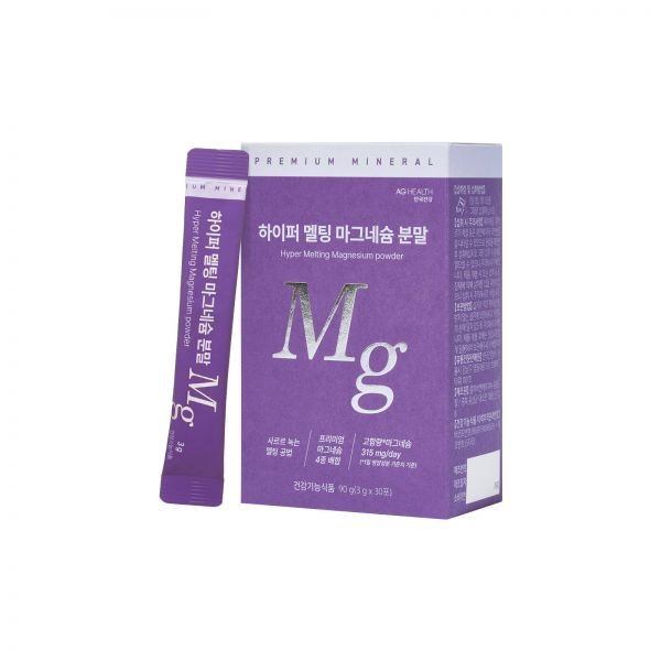 안국건강 하이퍼 멜팅 마그네슘 분말 글루콘산 30포 6박스 GW764861
