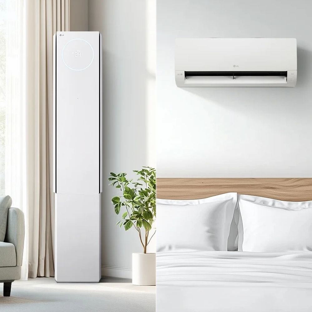 [온누리상품] LG전자 LG 2in1 멀티 에어컨 FQ22FU2EA2 22평+6평 기본설치비포함 대구 경북