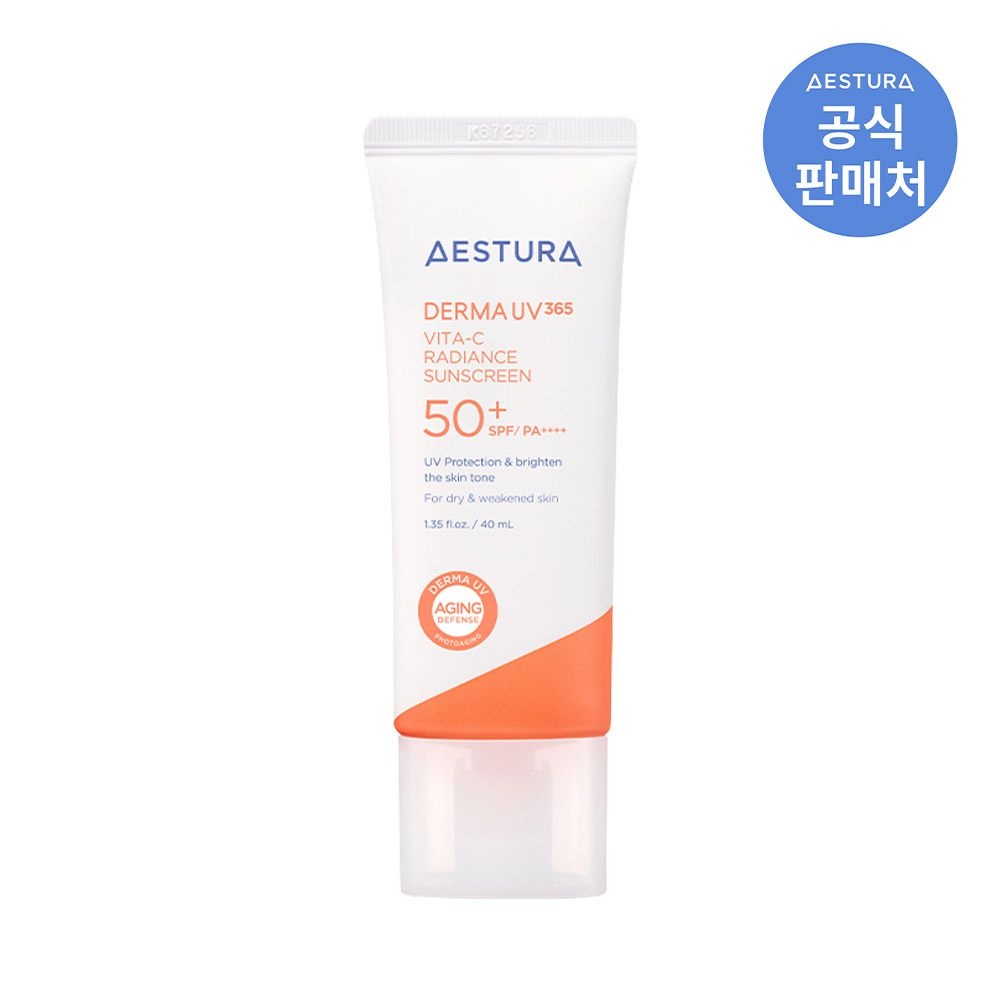 [뷰세라]더마UV365 선크림 40ml (광채수분, 톤업, 무기자차 택 1) (광채수분)