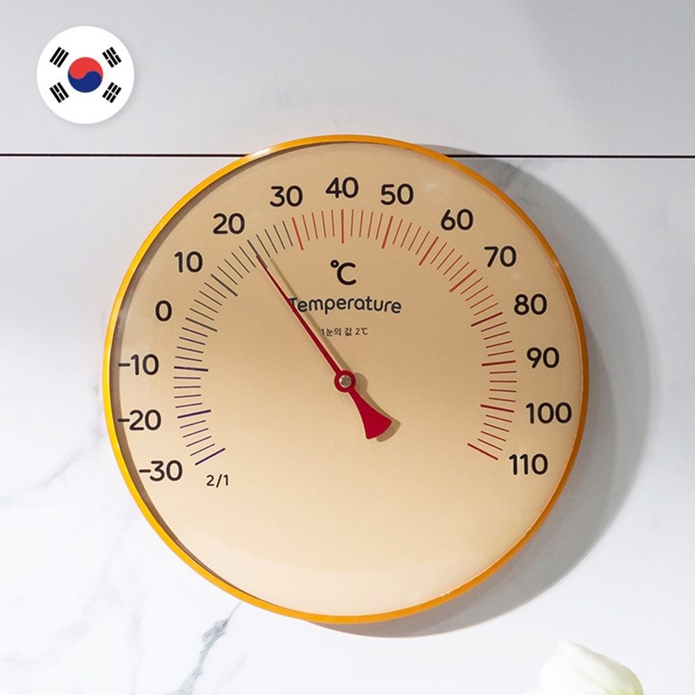 지성아이엔씨 국산 사우나 온도계 아날로그 작동 고온 다습한 목욕탕 온도계