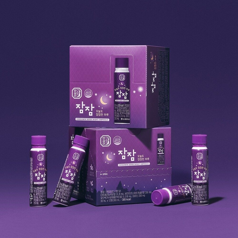 농협 한삼인 지친 하루를 위한 잠잠 30ml 12병 2세트