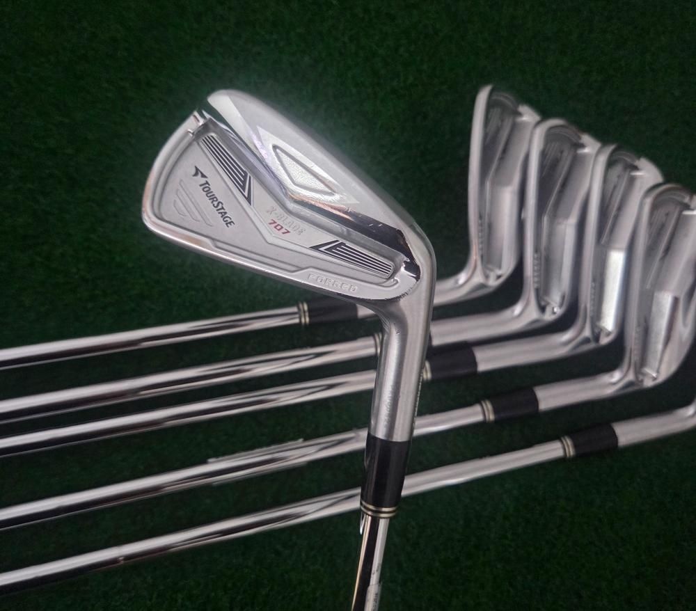 TourStage [중고] 투어스테이지 엑스블레이드707 NSPRO 950GH S강도 6(5-P)아이언세트-커버없음(코드024520)