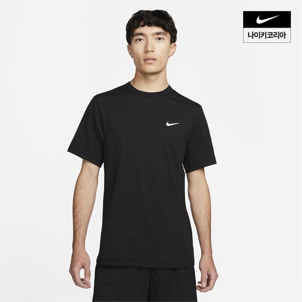 [롯데백화점] 나이키 드라이 핏 UV 하이버스 남성 반팔 피트니스 탑 DV9840-010