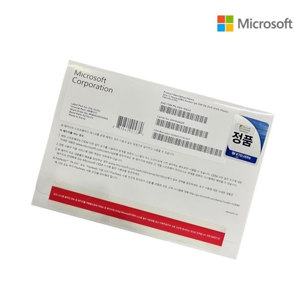 마이크로소프트 Windows 11 Home COEM DSP 한글64bit 4054016