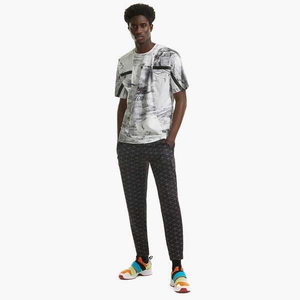 스파이더 <매장정품> SPYDER 스파이더 [스파이더 본사] 공용 그리드 패턴 슬림 팬츠 SPHPCNFP301UPBK 1854984