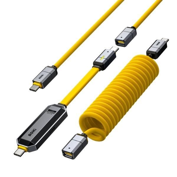 AOHi Type C to 240W 고속 충전 및 데이터 저장 2-in-1 케이블 세트 4059538
