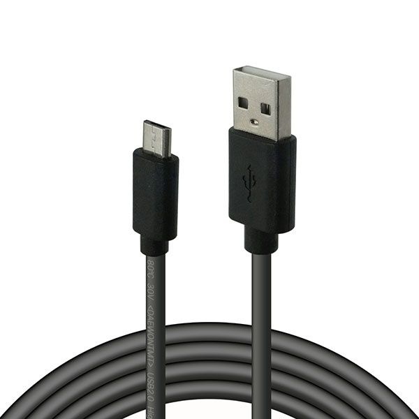 대원TMT 컴퓨존 단독상품 USB-A 2.0 to Micro 5핀 충전케이블 DWUM04 블랙1.5m 4059939
