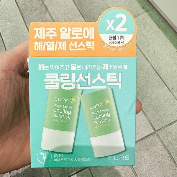 Auction 뷰티톤업 라센스 로에 큐어 워터 스플래쉬 쿨링 선스틱 23g x 2개