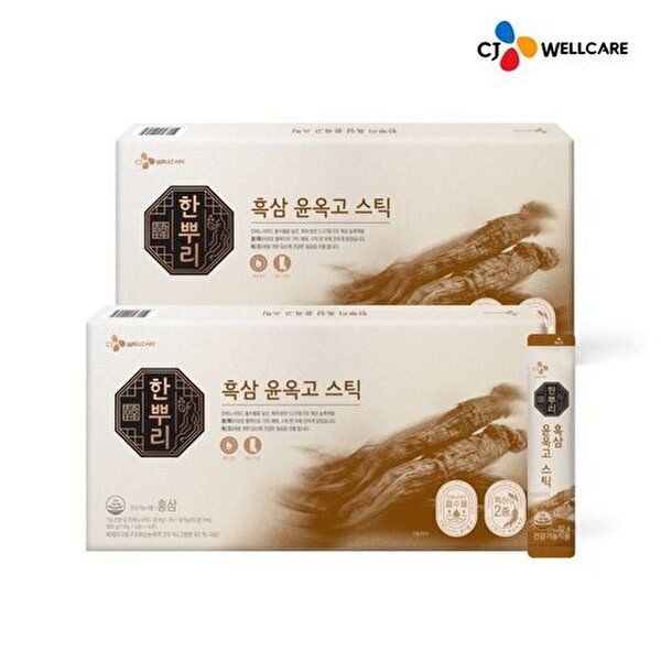 [하프클럽]한뿌리 흑삼 윤옥고 스틱 30포 2박스