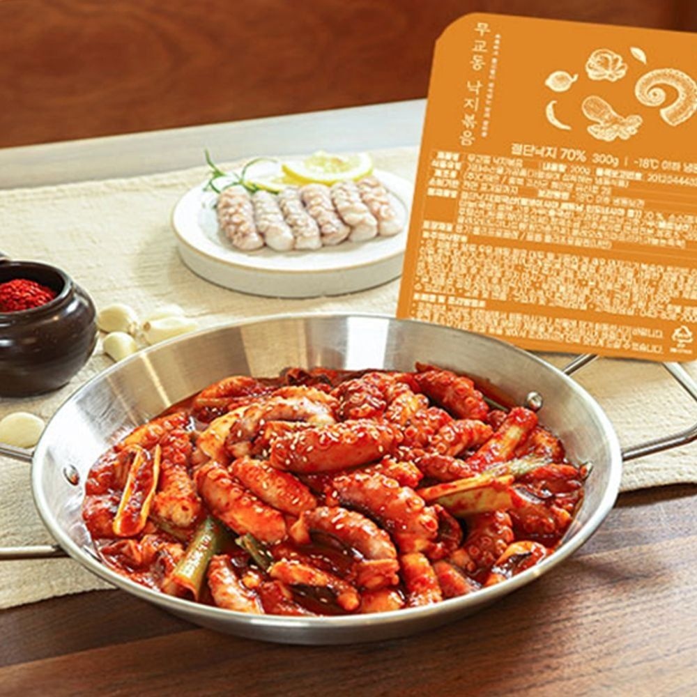무교동 낙지볶음 300g 냉동 양념 낙지 밀키트