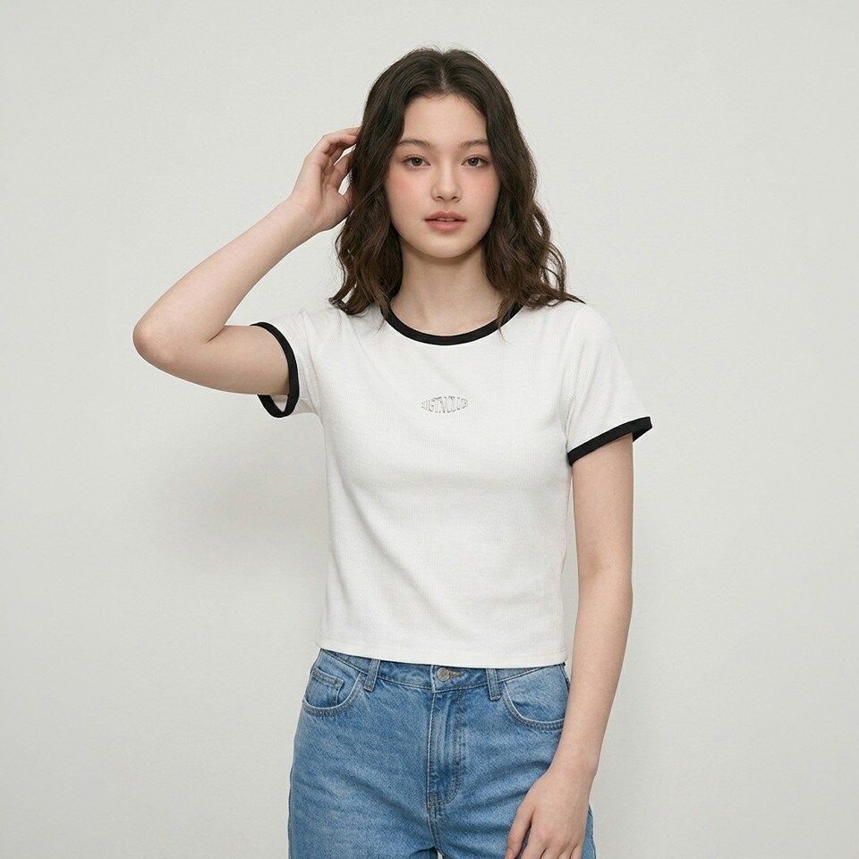 행텐틴즈 여아 웨일 스몰 레터링 반팔 티셔츠003(14570-131-421-31)