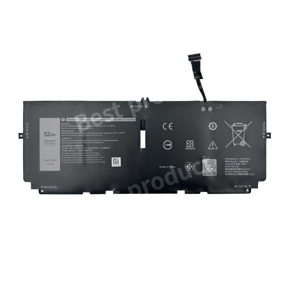 [해외] Dell XPS 13 9310 9300 9380 배터리 호환 2XXFW 722KK FP86V