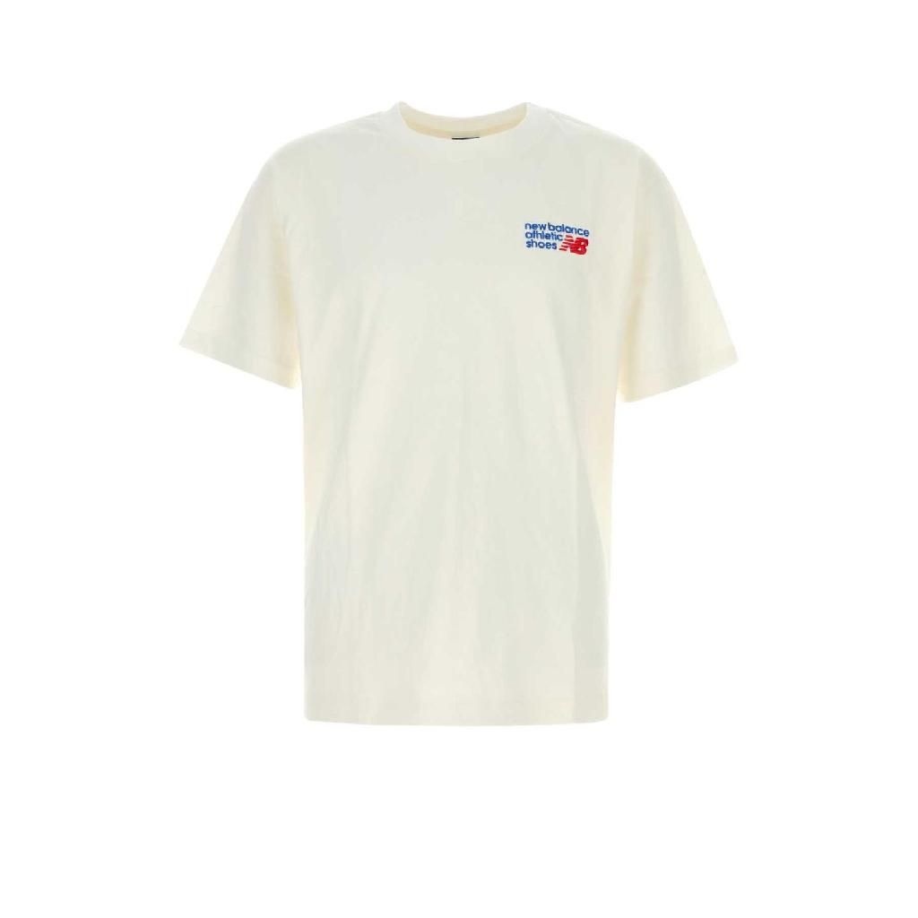 뉴발란스 [X45]뉴발란스 MT41908SST SEASALT White cotton t shirt 남성 티셔츠 민소매 탑