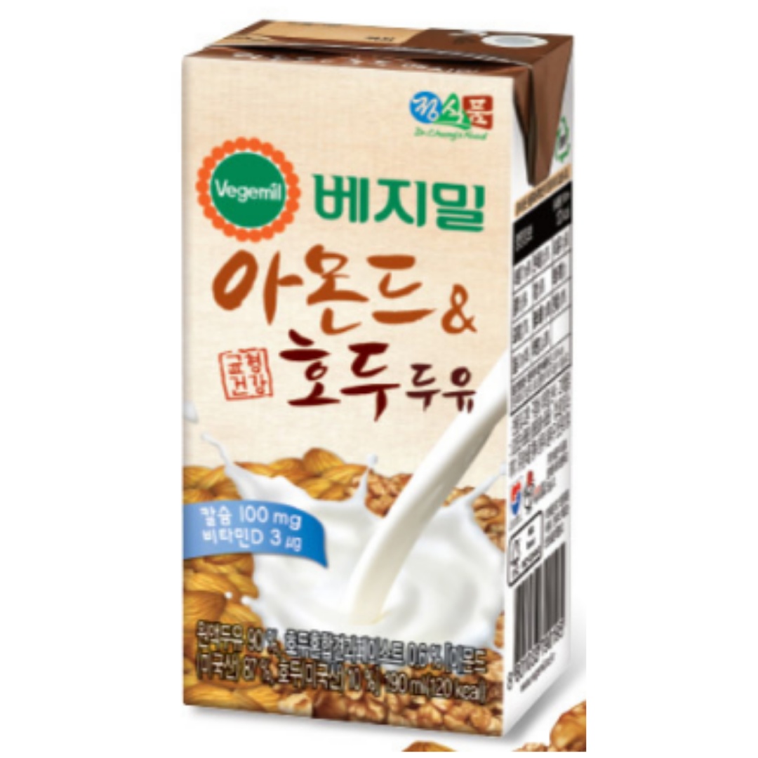 정식품 베지밀 아몬드와 호두두유 190ml 48개