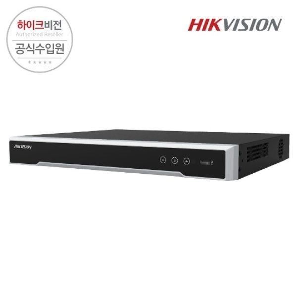 하이크비젼 16채널 NVR 녹화기 DS-7616NI-M216P 16PoE2 SATA PoE 지원 하드 미포함 4063691