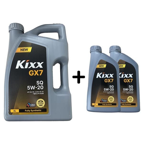 [오늘출발] KIXX GX7 5W20 SQ 4L 1개 + 1L 2개