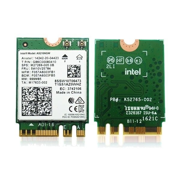 INTEL AX210NGW 무선랜카드M.22400Mbps안테나 별도 4064451