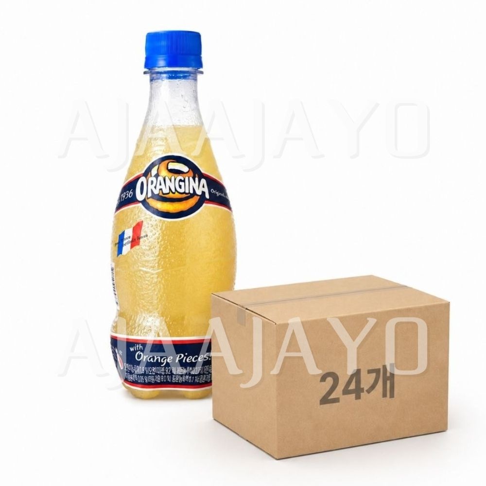 아자협력사 오랑지나 420ml 24개 상큼한 오렌지 탄산음료 실속구성