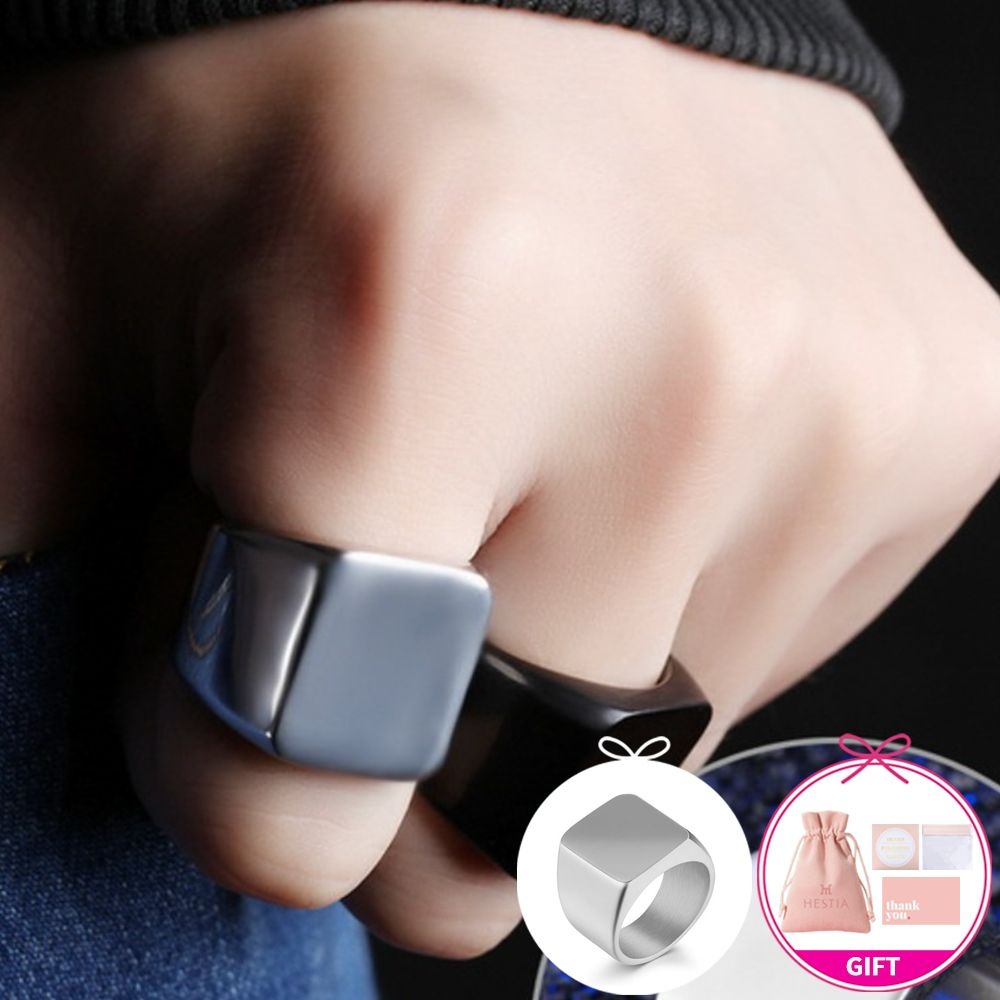 헤스티아 Logan Surgical Steel Ring [서지컬/남자쥬얼리/MON-80008]